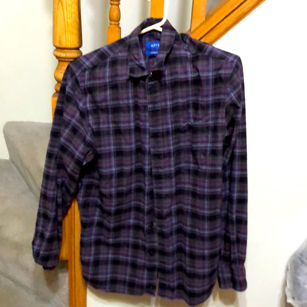 Mens button down flannel